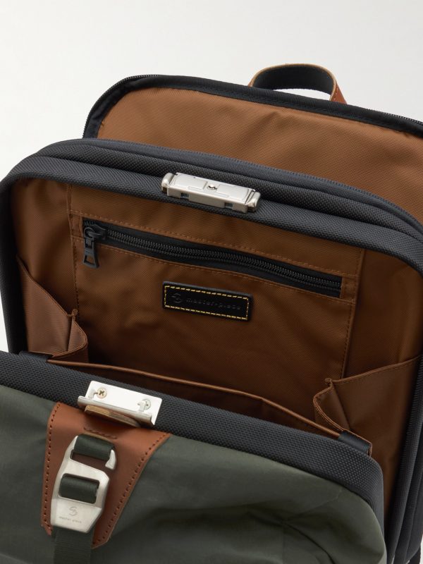 Bump L Canvas and Leather-Trimmed CORDURA® Nylon Backpack - E1 Bump L Canvas and Leather-Trimmed CORDURA® Nylon Backpack - E1