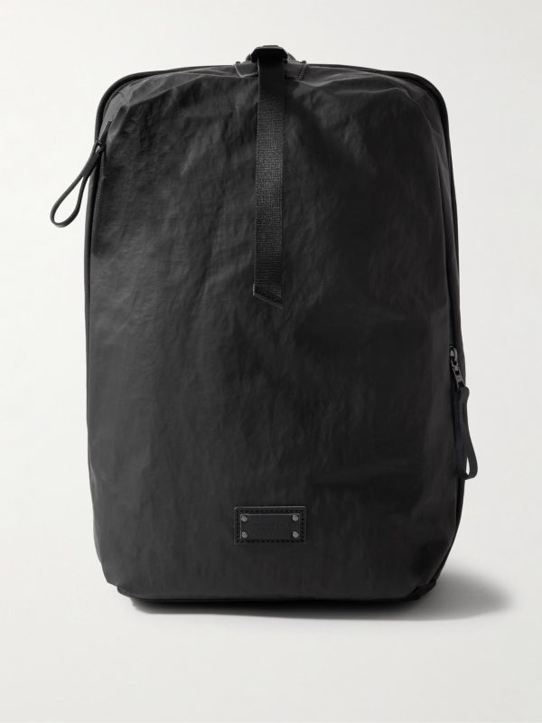 Bump L Canvas and Leather-Trimmed CORDURA® Nylon Backpack Bump L Canvas and Leather-Trimmed CORDURA® Nylon Backpack