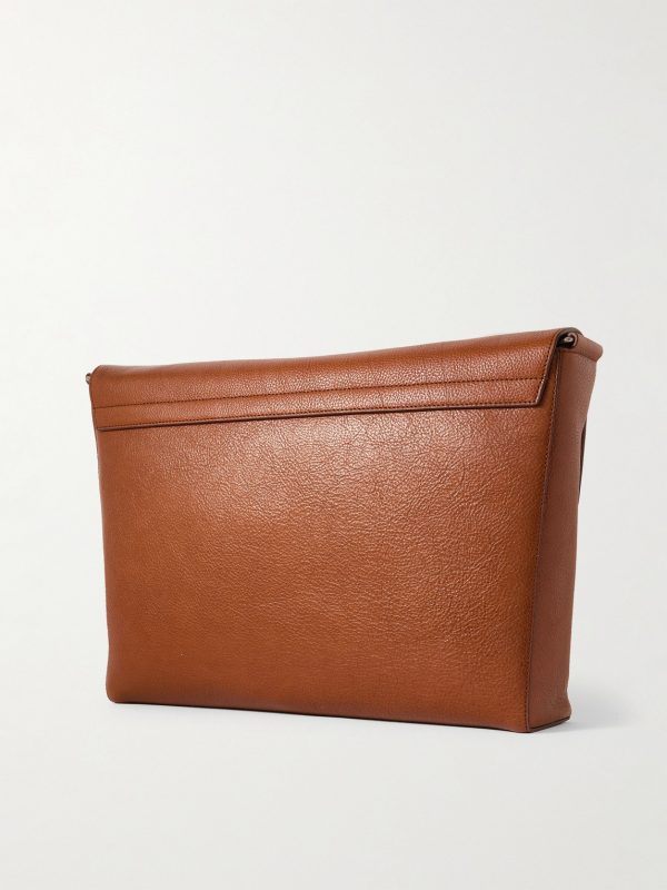 Chiltern Full-Grain Oak Legacy NVT Leather Messenger Bag - BK Chiltern Full-Grain Oak Legacy NVT Leather Messenger Bag - BK