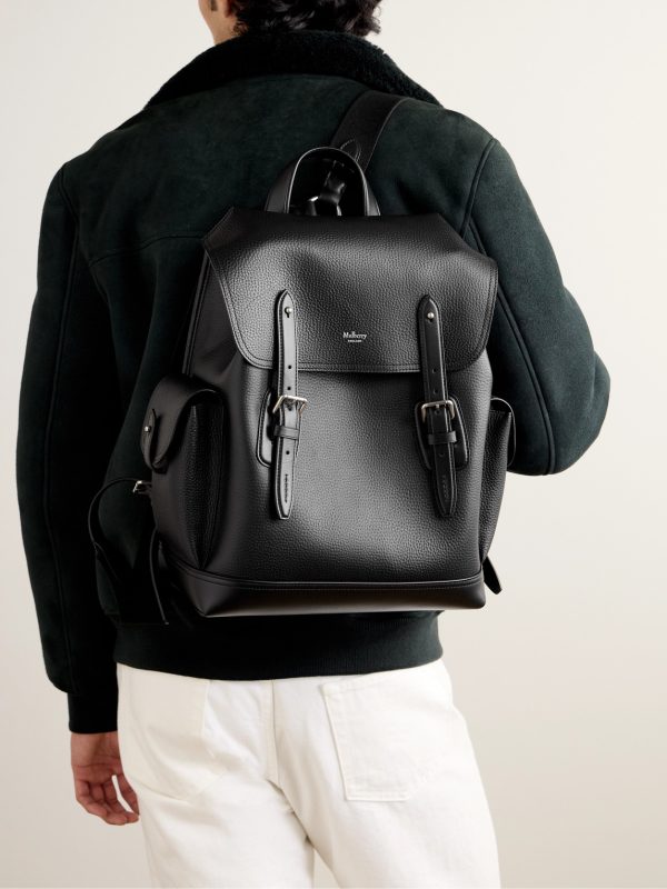 Heritage Pebble-Grain Leather Backpack - OU Heritage Pebble-Grain Leather Backpack - OU