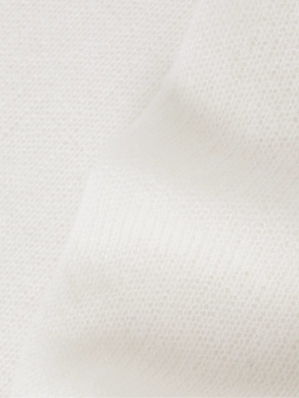 Nimbus Cashmere and Cotton-Blend Sweater - CU Nimbus Cashmere and Cotton-Blend Sweater - CU