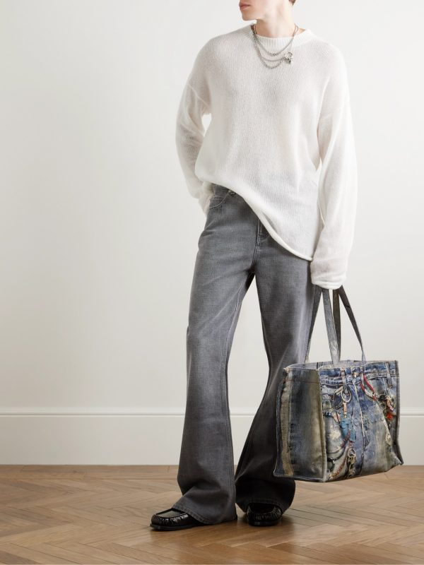 Nimbus Cashmere and Cotton-Blend Sweater - OU Nimbus Cashmere and Cotton-Blend Sweater - OU