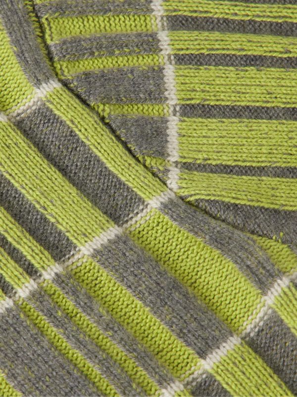 Intarsia-Knit Cashmere Cardigan - E1 Intarsia-Knit Cashmere Cardigan - E1