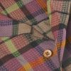 Burnout Camp-Collar Checked Wool Shirt - CU Burnout Camp-Collar Checked Wool Shirt - CU