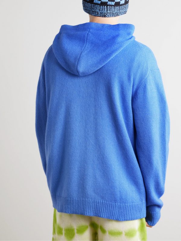 Nimbus Cashmere and Cotton-Blend Zip-Up Hoodie - BK Nimbus Cashmere and Cotton-Blend Zip-Up Hoodie - BK