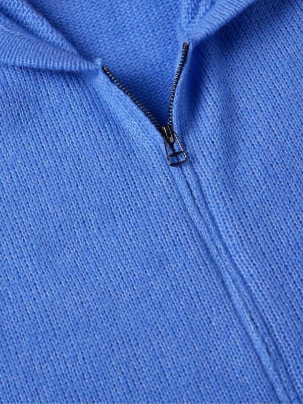 Nimbus Cashmere and Cotton-Blend Zip-Up Hoodie - CU Nimbus Cashmere and Cotton-Blend Zip-Up Hoodie - CU