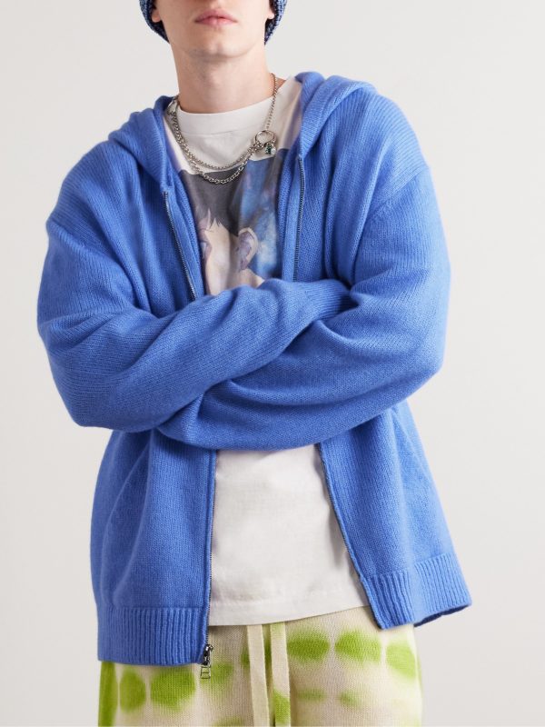 Nimbus Cashmere and Cotton-Blend Zip-Up Hoodie - FR Nimbus Cashmere and Cotton-Blend Zip-Up Hoodie - FR