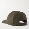 Logo-Embroidered Cotton and Linen-Blend Baseball Cap - BK Logo-Embroidered Cotton and Linen-Blend Baseball Cap - BK