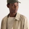 Logo-Embroidered Cotton and Linen-Blend Baseball Cap - OU Logo-Embroidered Cotton and Linen-Blend Baseball Cap - OU