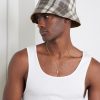 Reversible Leather-Trimmed Waxed Cotton-Canvas and Wool-Blend Bucket Hat - E1 Reversible Leather-Trimmed Waxed Cotton-Canvas and Wool-Blend Bucket Hat - E1