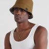 Reversible Leather-Trimmed Waxed Cotton-Canvas and Wool-Blend Bucket Hat - OU Reversible Leather-Trimmed Waxed Cotton-Canvas and Wool-Blend Bucket Hat - OU