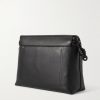 Flamenco Leather Messenger Bag - BK