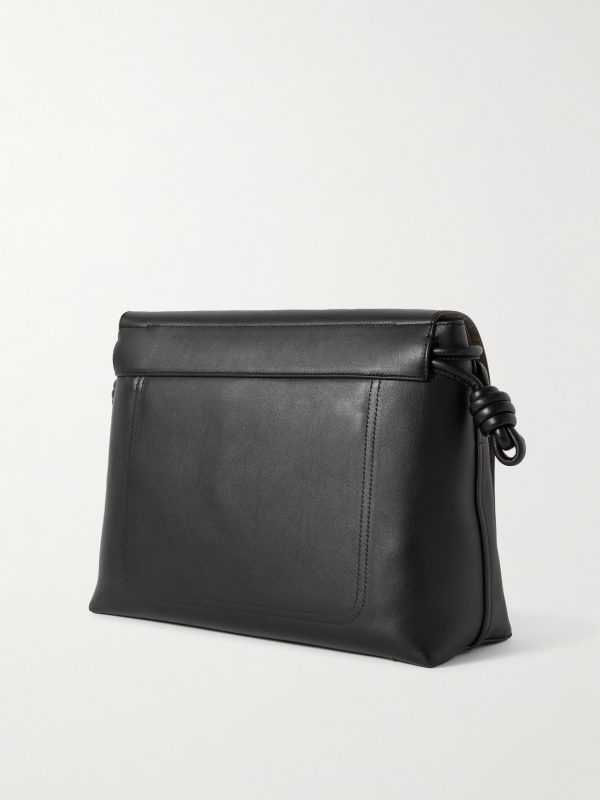 Flamenco Leather Messenger Bag - BK