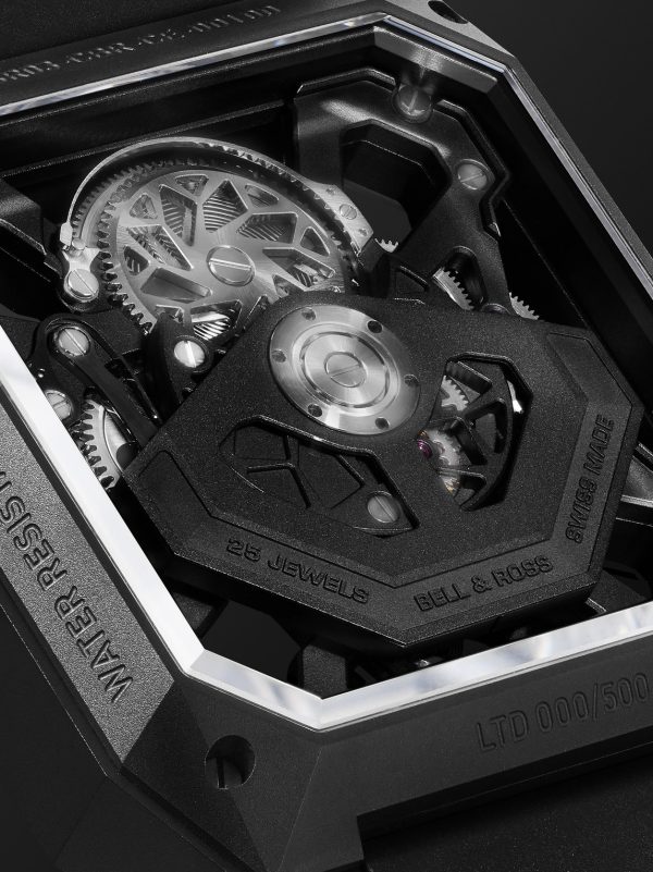BR 03 Cyber Limited Edition Automatic 42mm Ceramic and Rubber Watch, Ref. No. BR03-CYBER-CE - E1 BR 03 Cyber Limited Edition Automatic 42mm Ceramic and Rubber Watch, Ref. No. BR03-CYBER-CE - E1