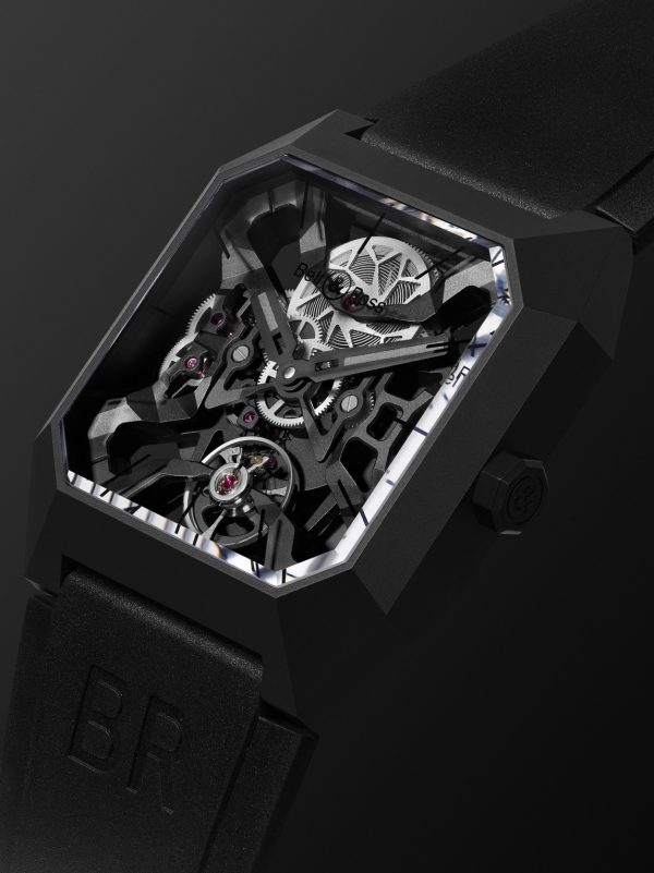 BR 03 Cyber Limited Edition Automatic 42mm Ceramic and Rubber Watch, Ref. No. BR03-CYBER-CE - FR BR 03 Cyber Limited Edition Automatic 42mm Ceramic and Rubber Watch, Ref. No. BR03-CYBER-CE - FR