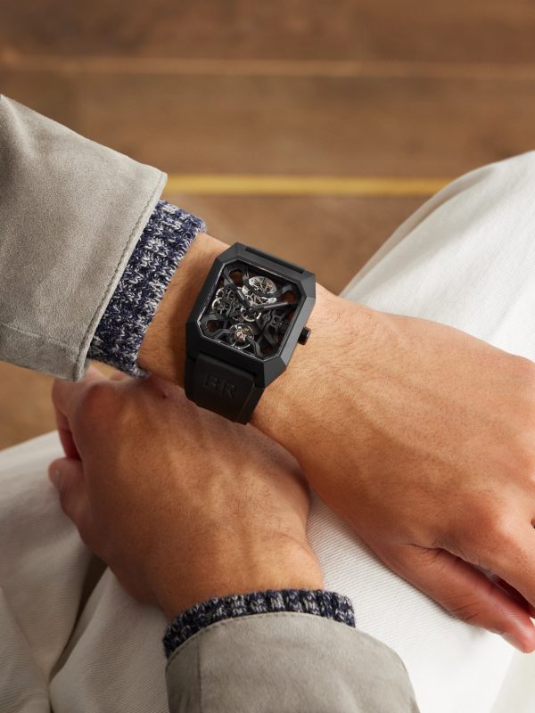 BR 03 Cyber Limited Edition Automatic 42mm Ceramic and Rubber Watch, Ref. No. BR03-CYBER-CE - OU BR 03 Cyber Limited Edition Automatic 42mm Ceramic and Rubber Watch, Ref. No. BR03-CYBER-CE - OU