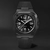 BR 05 Automatic 40mm Stainless Steel and Rubber Watch, Ref. No. BR05A-BL-CE/SRB BR 05 Automatic 40mm Stainless Steel and Rubber Watch, Ref. No. BR05A-BL-CE/SRB