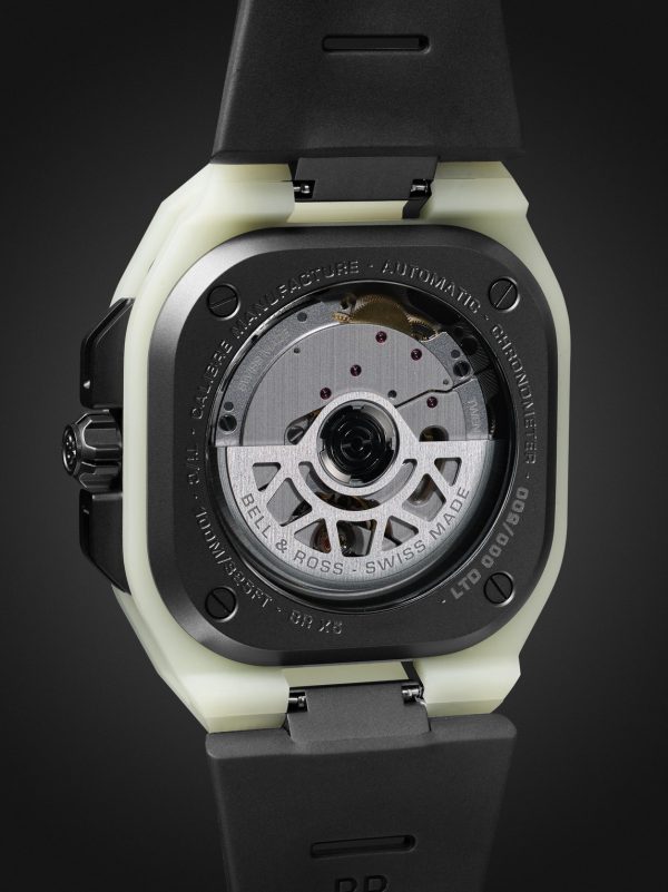 BR-X5 Limited Edition Automatic 41mm Titanium, Fibreglass and Rubber Watch, Ref. No. RX5R-LUM_TC/SRB - BK BR-X5 Limited Edition Automatic 41mm Titanium, Fibreglass and Rubber Watch, Ref. No. RX5R-LUM_TC/SRB - BK