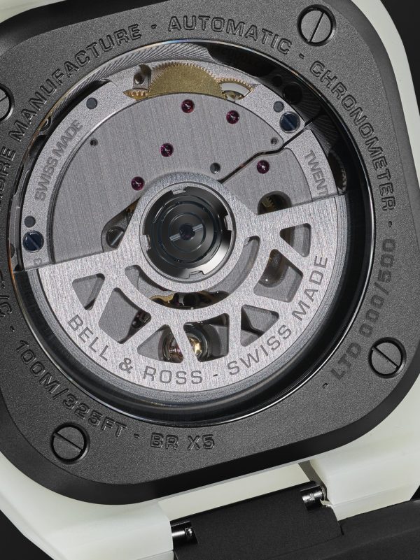 BR-X5 Limited Edition Automatic 41mm Titanium, Fibreglass and Rubber Watch, Ref. No. RX5R-LUM_TC/SRB - E1 BR-X5 Limited Edition Automatic 41mm Titanium, Fibreglass and Rubber Watch, Ref. No. RX5R-LUM_TC/SRB - E1