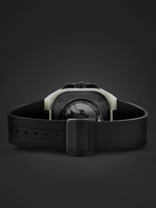 BR-X5 Limited Edition Automatic 41mm Titanium, Fibreglass and Rubber Watch, Ref. No. RX5R-LUM_TC/SRB - E2 BR-X5 Limited Edition Automatic 41mm Titanium, Fibreglass and Rubber Watch, Ref. No. RX5R-LUM_TC/SRB - E2