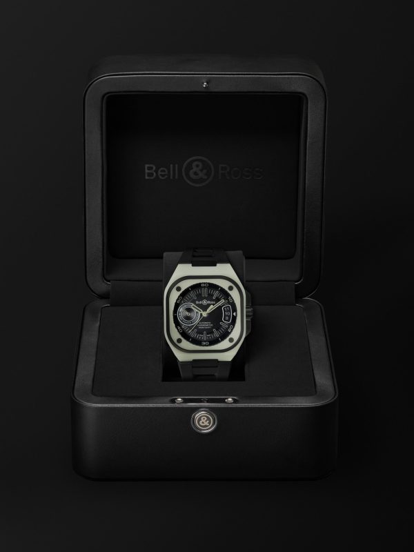 BR-X5 Limited Edition Automatic 41mm Titanium, Fibreglass and Rubber Watch, Ref. No. RX5R-LUM_TC/SRB - E3 BR-X5 Limited Edition Automatic 41mm Titanium, Fibreglass and Rubber Watch, Ref. No. RX5R-LUM_TC/SRB - E3