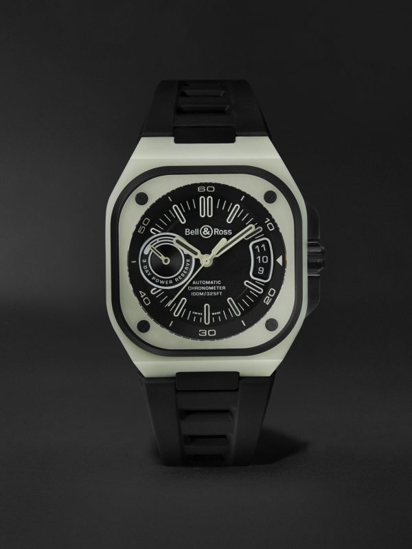 BR-X5 Limited Edition Automatic 41mm Titanium, Fibreglass and Rubber Watch, Ref. No. RX5R-LUM_TC/SRB BR-X5 Limited Edition Automatic 41mm Titanium, Fibreglass and Rubber Watch, Ref. No. RX5R-LUM_TC/SRB