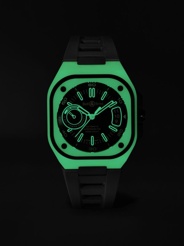 BR-X5 Limited Edition Automatic 41mm Titanium, Fibreglass and Rubber Watch, Ref. No. RX5R-LUM_TC/SRB - OU BR-X5 Limited Edition Automatic 41mm Titanium, Fibreglass and Rubber Watch, Ref. No. RX5R-LUM_TC/SRB - OU