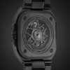 BR 05 Skeleton Automatic 41mm Black Ceramic and Steel Watch, Ref. No. BR05A-BL-SK-CE/SCE - BK