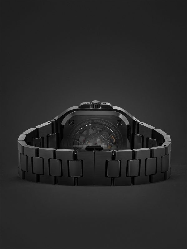 BR 05 Skeleton Automatic 41mm Black Ceramic and Steel Watch, Ref. No. BR05A-BL-SK-CE/SCE - E2