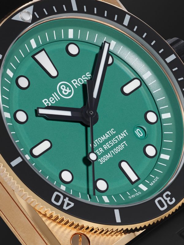BR 03-92 Diver Limited Edition Automatic 42mm Bronze and Rubber Watch, Ref. No. BR0392-D-LT-BR/SRB - CU
