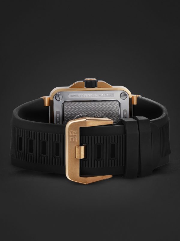 BR 03-92 Diver Limited Edition Automatic 42mm Bronze and Rubber Watch, Ref. No. BR0392-D-LT-BR/SRB - E2