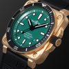 BR 03-92 Diver Limited Edition Automatic 42mm Bronze and Rubber Watch, Ref. No. BR0392-D-LT-BR/SRB - FR