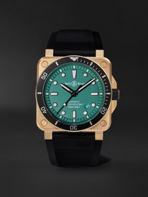 BR 03-92 Diver Limited Edition Automatic 42mm Bronze and Rubber Watch, Ref. No. BR0392-D-LT-BR/SRB BR 03-92 Diver Limited Edition Automatic 42mm Bronze and Rubber Watch, Ref. No. BR0392-D-LT-BR/SRB