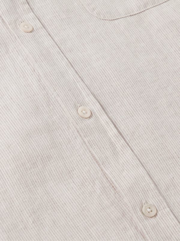 Telles Slim-Fit Striped Linen Shirt - CU Telles Slim-Fit Striped Linen Shirt - CU