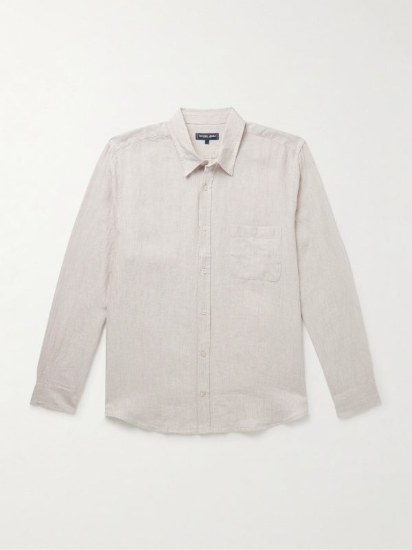 Telles Slim-Fit Striped Linen Shirt Telles Slim-Fit Striped Linen Shirt
