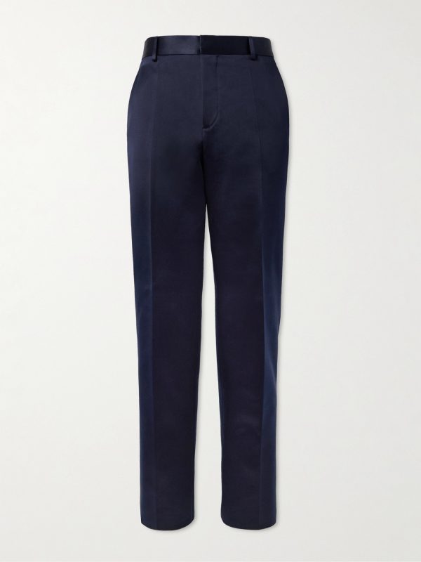 Tapered Silk-Satin Trousers Tapered Silk-Satin Trousers