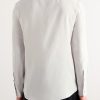 Slim-Fit Silk Crepe de Chine Shirt - BK Slim-Fit Silk Crepe de Chine Shirt - BK