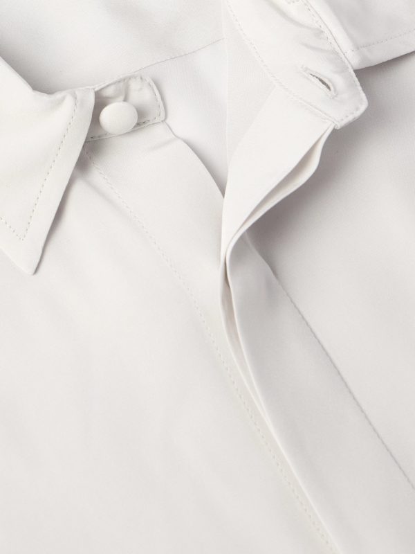 Slim-Fit Silk Crepe de Chine Shirt - CU Slim-Fit Silk Crepe de Chine Shirt - CU