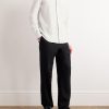 Slim-Fit Silk Crepe de Chine Shirt - OU Slim-Fit Silk Crepe de Chine Shirt - OU