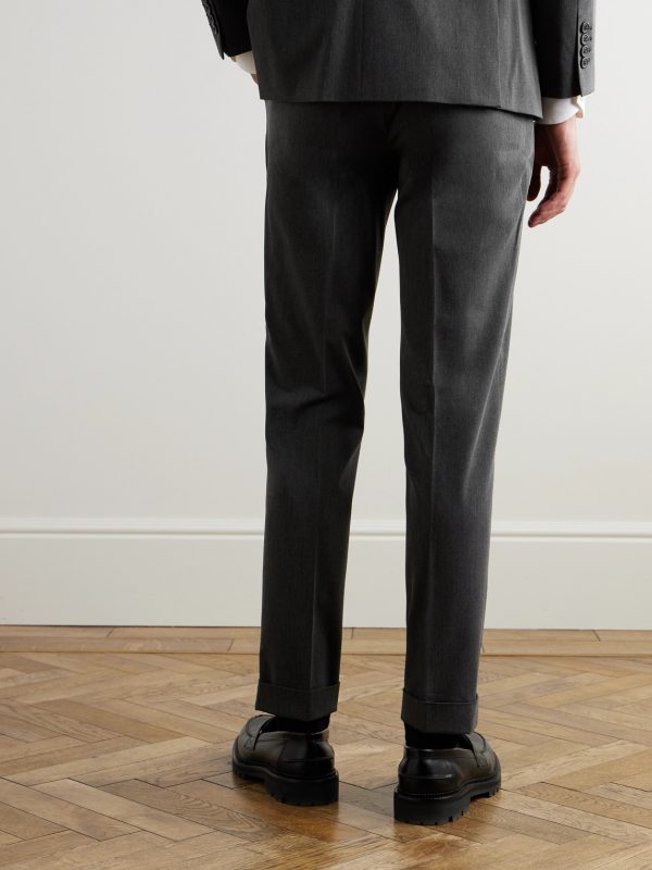 Chester Tapered Twill Suit Trousers - BK