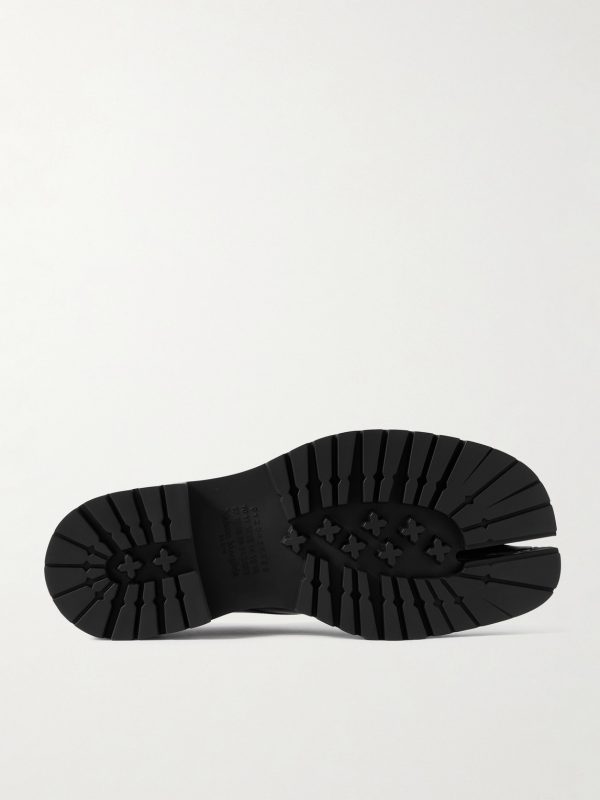Tabi Split-Toe Leather Derby Shoes - E1