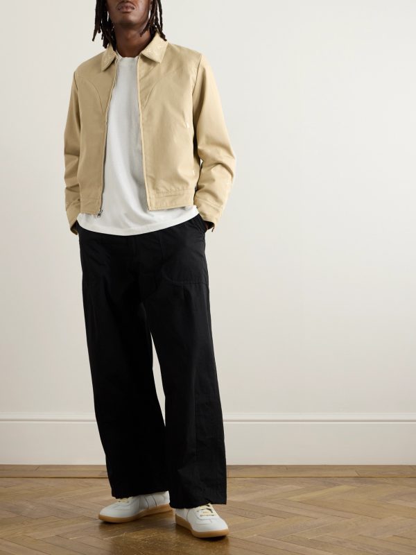 Charro Embroidered Cotton-Blend Twill Jacket - OU Charro Embroidered Cotton-Blend Twill Jacket - OU