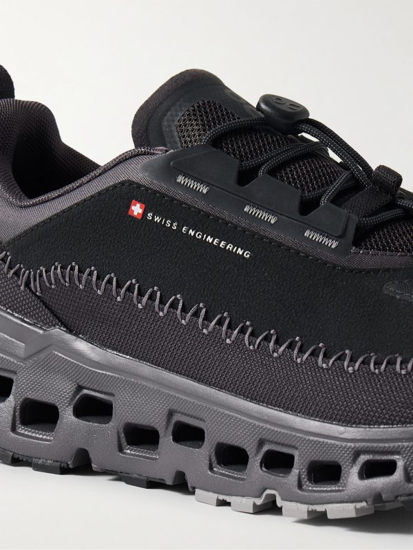 Cloudaway 2 Rubber-Trimmed Coated Recycled-Shell and Mesh Sneakers - CU Cloudaway 2 Rubber-Trimmed Coated Recycled-Shell and Mesh Sneakers - CU