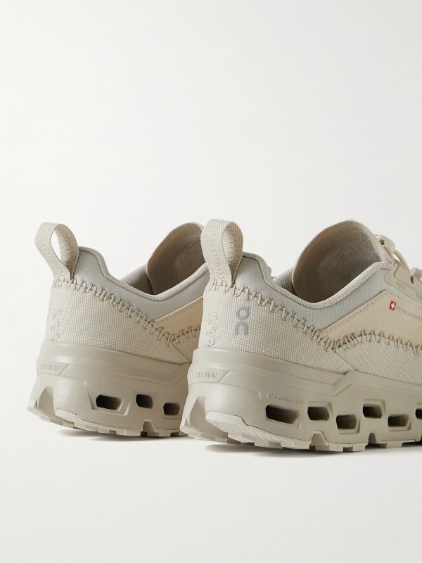 Cloudaway 2 Rubber-Trimmed Coated Recycled-Shell and Mesh Sneakers - BK Cloudaway 2 Rubber-Trimmed Coated Recycled-Shell and Mesh Sneakers - BK