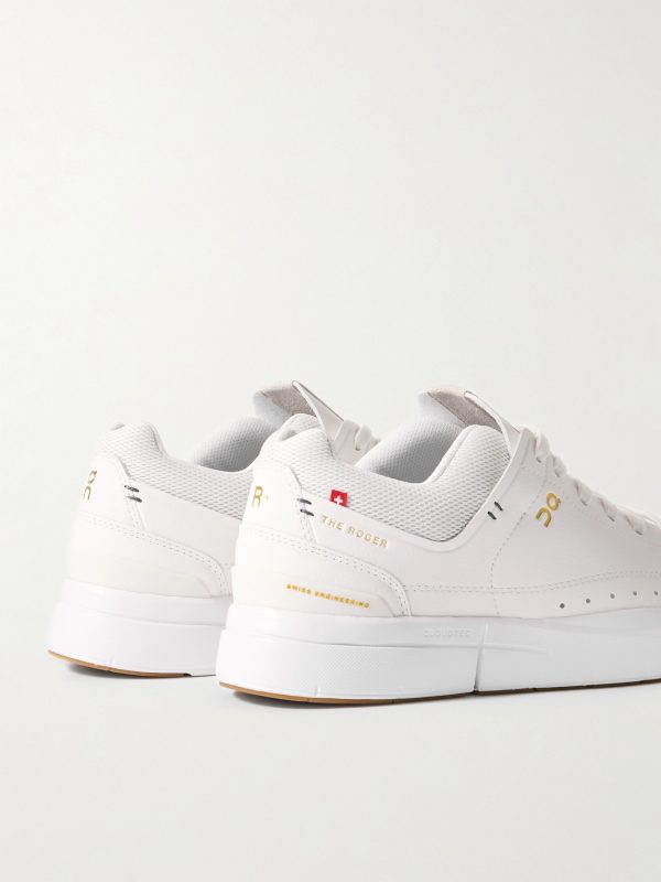 + Roger Federer The Roger Centre Court Vegan Leather and Mesh Tennis Sneakers - BK + Roger Federer The Roger Centre Court Vegan Leather and Mesh Tennis Sneakers - BK