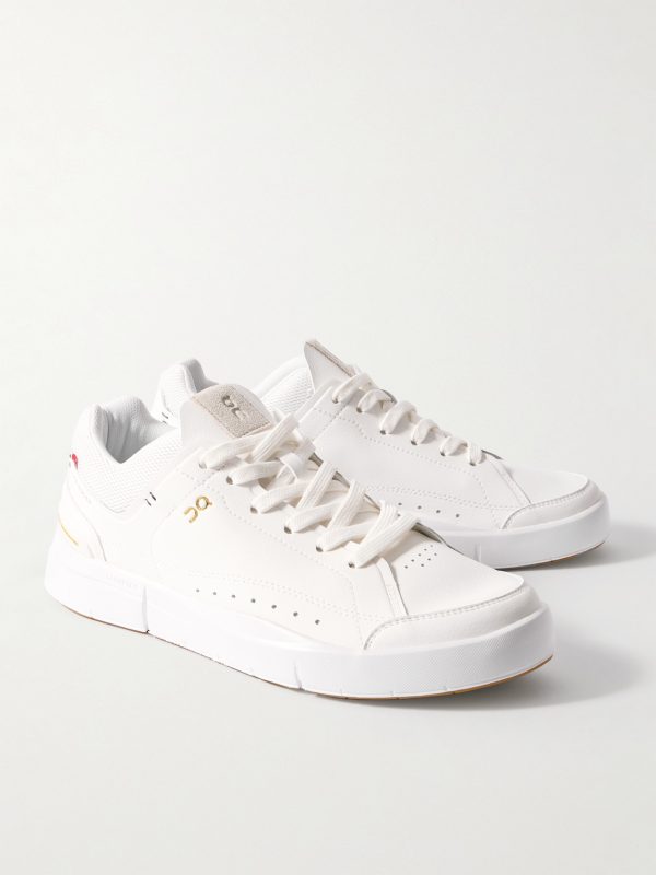 + Roger Federer The Roger Centre Court Vegan Leather and Mesh Tennis Sneakers - FR + Roger Federer The Roger Centre Court Vegan Leather and Mesh Tennis Sneakers - FR