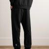 Club Tapered Organic Cotton-Blend Jersey Sweatpants - BK Club Tapered Organic Cotton-Blend Jersey Sweatpants - BK