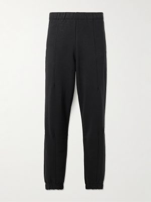 Club Tapered Organic Cotton-Blend Jersey Sweatpants Club Tapered Organic Cotton-Blend Jersey Sweatpants