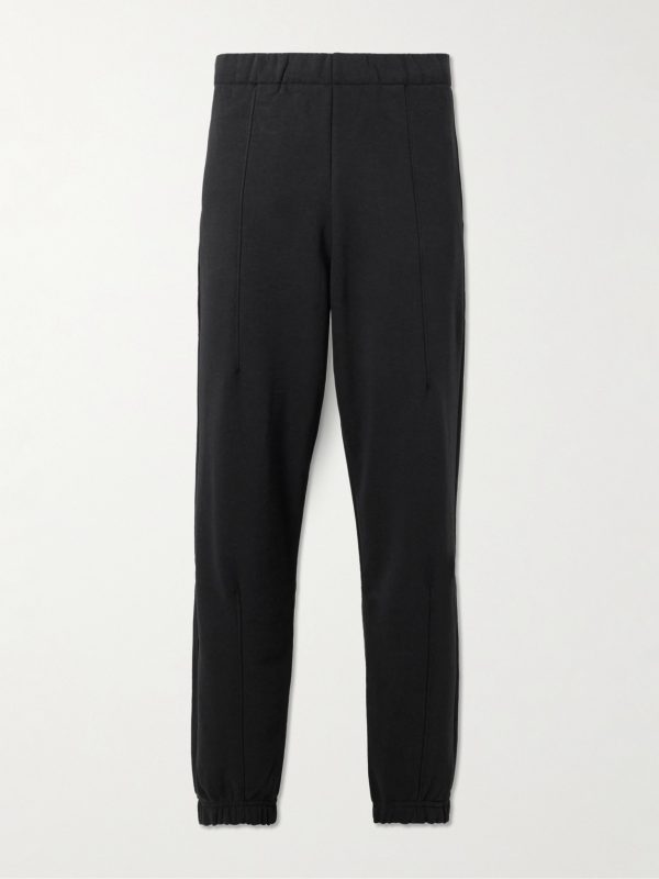 Club Tapered Organic Cotton-Blend Jersey Sweatpants Club Tapered Organic Cotton-Blend Jersey Sweatpants