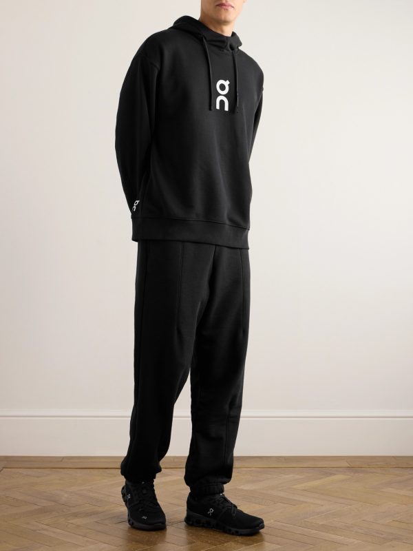 Club Tapered Organic Cotton-Blend Jersey Sweatpants - OU Club Tapered Organic Cotton-Blend Jersey Sweatpants - OU